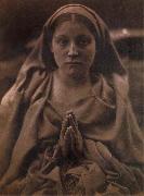 Julia Margaret Cameron Holy Agnes oil painting